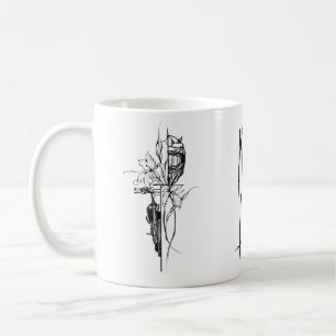 Caneca de Café Moto É Vida Presente para Amante