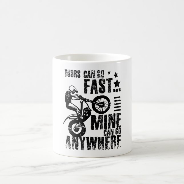 Caneca De Café Moto trial bike fast (Centro)