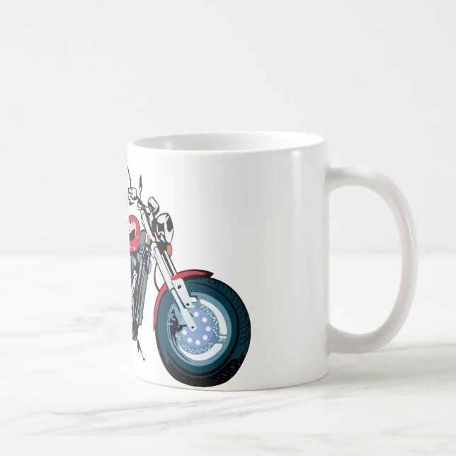 Caneca De Café Motocicleta (Direita)