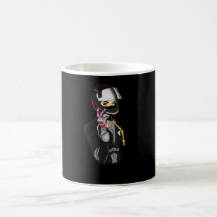 Caneca De Café Motocicleta Biker Bike Girl Engraçada Ideia De Pre