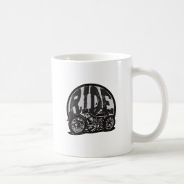 Caneca De Café Motocicleta do vintage do passeio