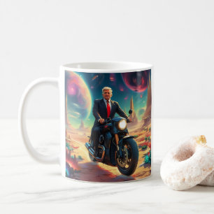 Caneca De Café Motocicleta legal no Planeta Alienígena MAGA