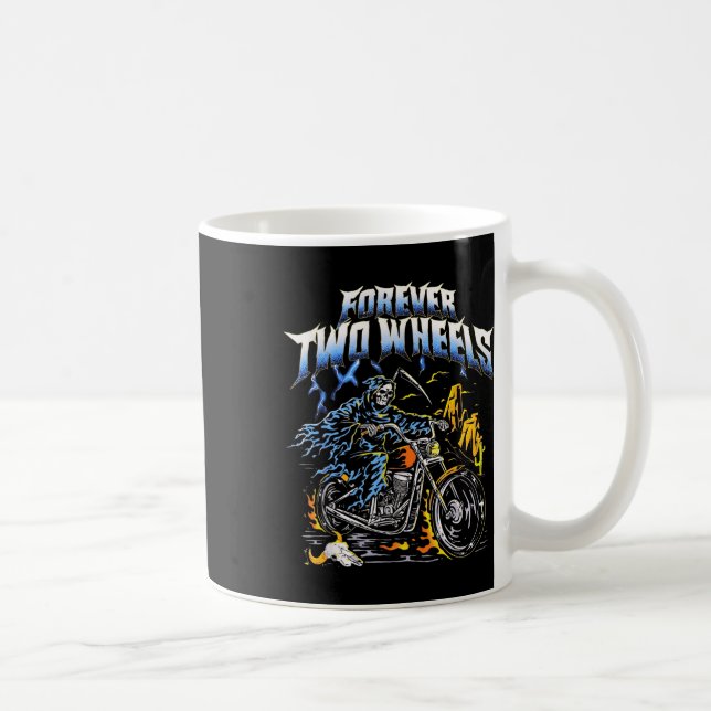 Caneca De Café Motociclista Biker Chopper Tw (Direita)