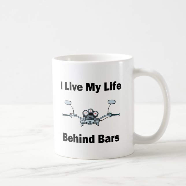 Caneca De Café Motociclista da motocicleta (Direita)