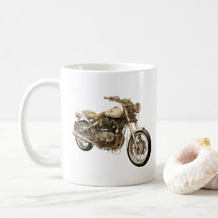 Caneca De Café Motociclo Com 90 Anos Com Poema