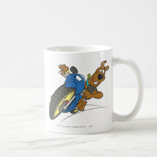 Caneca De Café Motociclo Scooby-Doo