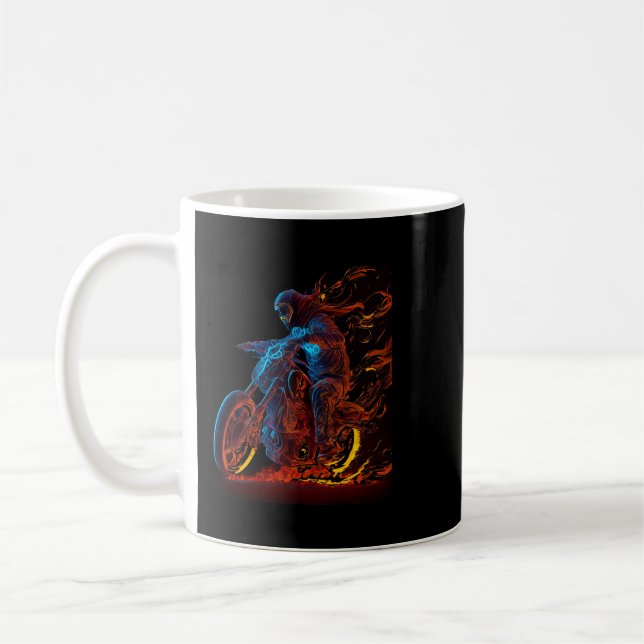 Caneca De Café Motocross Biker Enduro moto Dirtbike Outdoo (Esquerda)