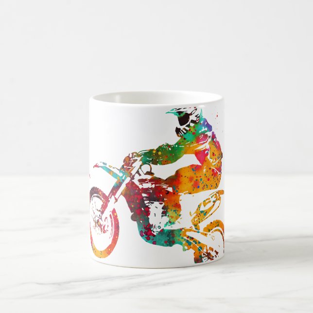 Caneca De Café Motocross Dirt Bike (Centro)