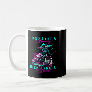 Caneca De Café Motocross Dirt Bike Girl 2 Parece Uma Bela Corrida