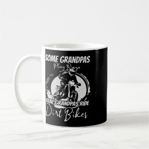 Caneca De Café Motocross Enduro Motociclista Vovô Correndo Moto O