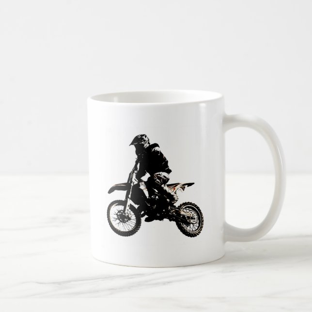 Caneca De Café Motocross motocicleta (Direita)