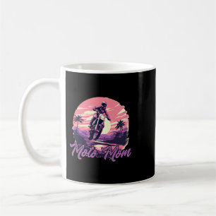 Caneca De Café Motocross Mulher Moto Mãe