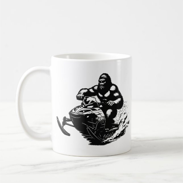 Caneca De Café Motoneta do Pé Grande (Esquerda)