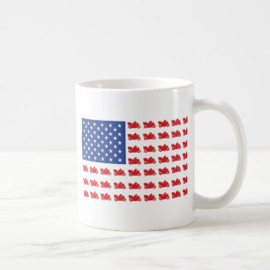 Caneca De Café Motor-Cycle-Flag-Cruiser