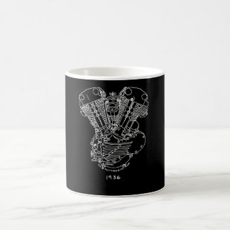 Caneca De Café Motor do Knucklehead de 1936 HD