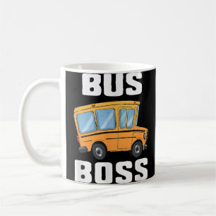 Caneca De Café Motorista de Ônibus da Escola de Barramento Funny