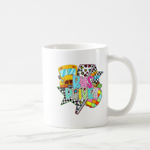Caneca De Café Motorista de Ônibus Iluminando Volta às Aulas Feli