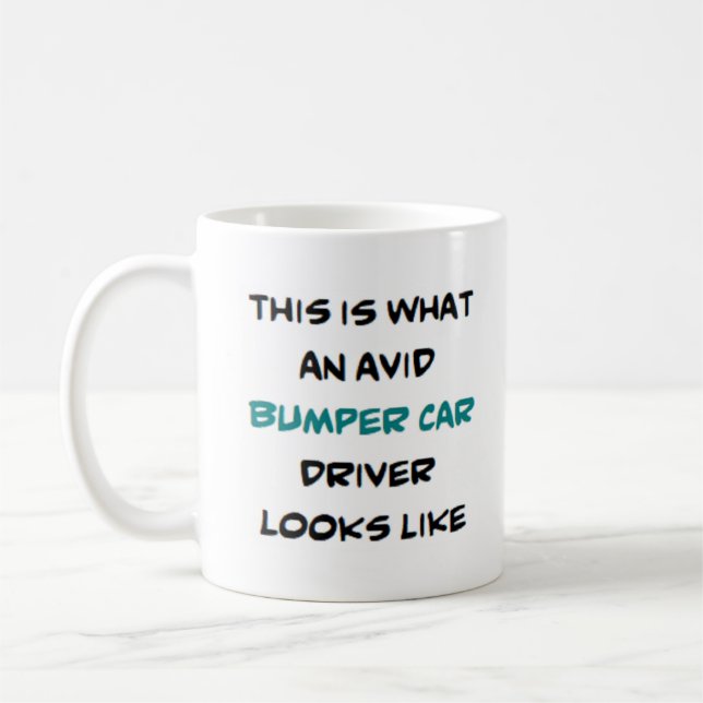 Caneca De Café motorista de pára-choque, ávido (Esquerda)