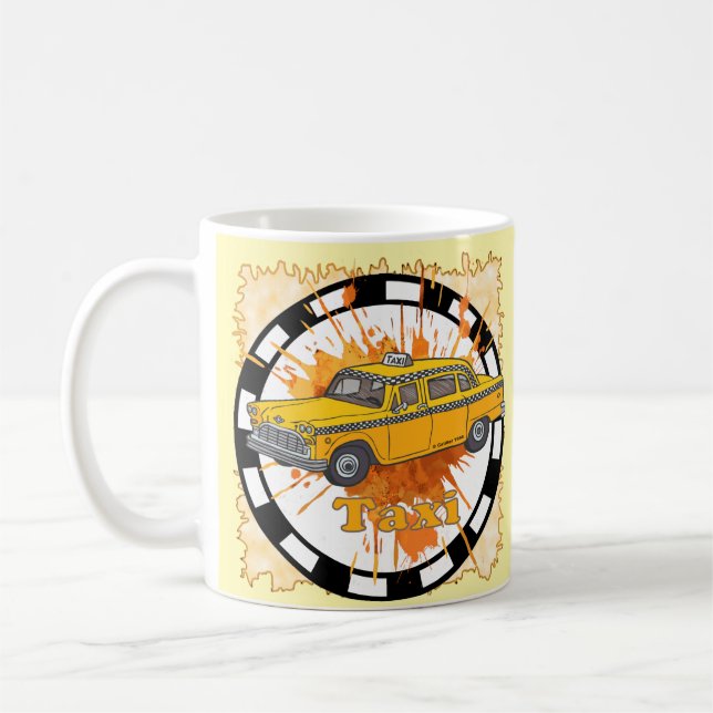 Caneca De Café Motorista de Táxi (Esquerda)
