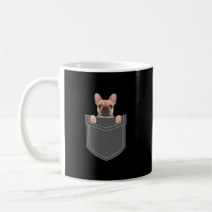 Caneca De Café Motosserras   Buldogue Francês Na Minha Roupa De B