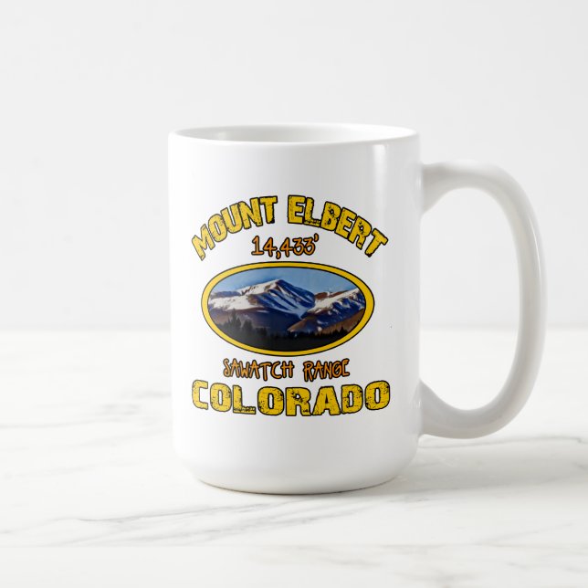 Caneca De Café Mount Elbert (Direita)