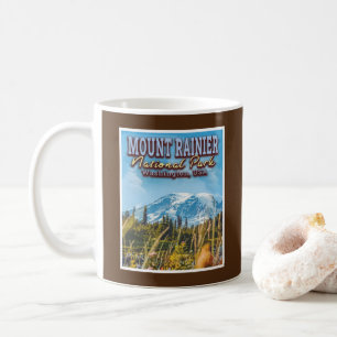 CANECA DE CAFÉ MOUNT RAINIER NATIONAL PARK - WASHINGTON EUA