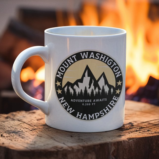 Caneca De Café Mount Washington Forest Landscape (Criador carregado)