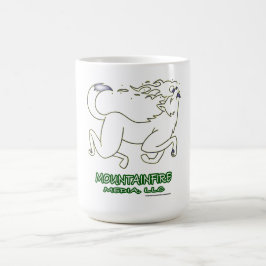 Caneca De Café MountainFire Coyote Design nº 2 num