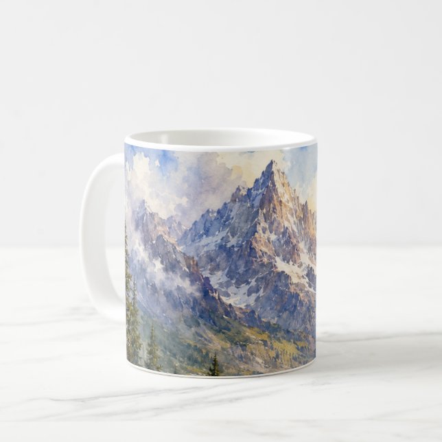 Caneca De Café Mountains Mug (Frente Esquerda)