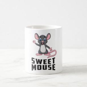 Caneca De Café Mouse Rat Animal Cheese Love Pet Cute Funny Gift