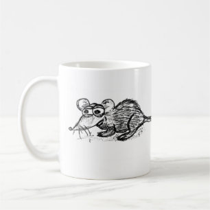 Caneca De Café Mouse Sketch Mug