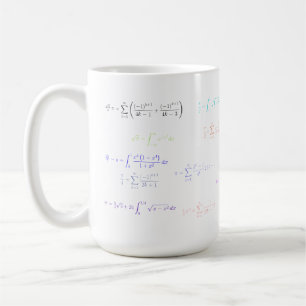 Caneca De Café Mousepad - formulação do pi