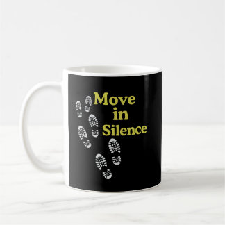 Caneca De Café Move in Silence Inspirational Mug – Quiet Strength