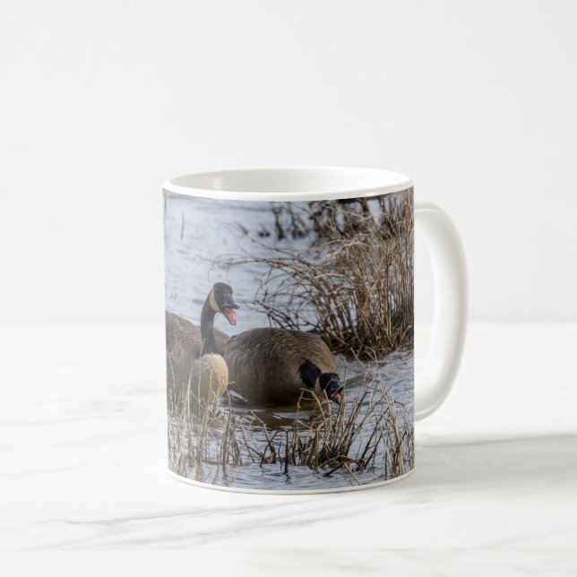Caneca De Café Movendo-Se Para O Café Mug (Frente Esquerda)
