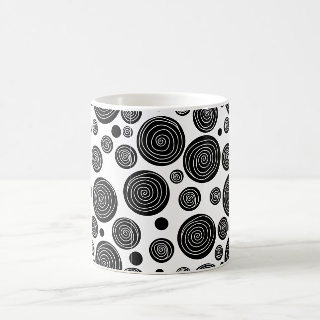 Caneca De Café 🌀 Movimento Circular: A Polka Mug (Centro)