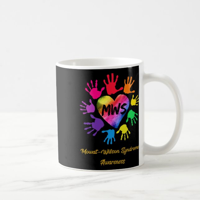 Caneca De Café Mowat Wilson Syndrome A Consciência Mãos Presente (Direita)