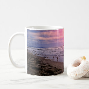 Caneca De Café Möwen am Meer beim Sonnenuntergang