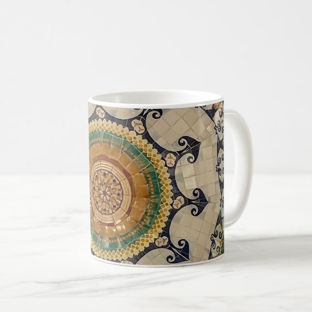 Caneca De Café Mozaic Ceiling Sant Pau (Frente Esquerda)