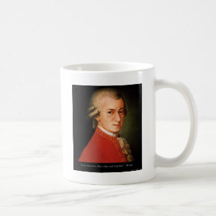 Caneca De Café Mozart "Love Love Love Love" cita presentes e Cole