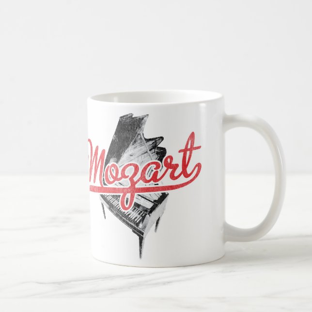 Caneca De Café Mozart - músico austríaco do compositor (Direita)