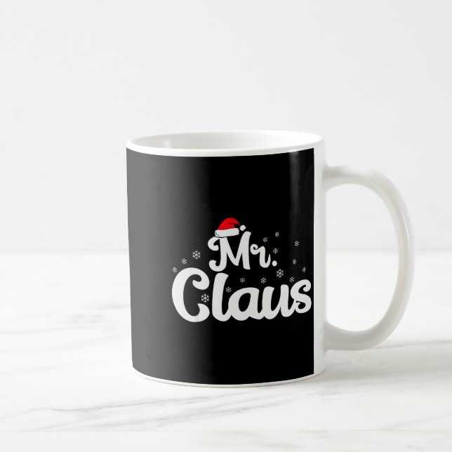 Caneca De Café Mr Claus Christmas Family Matching Pajama  (Direita)