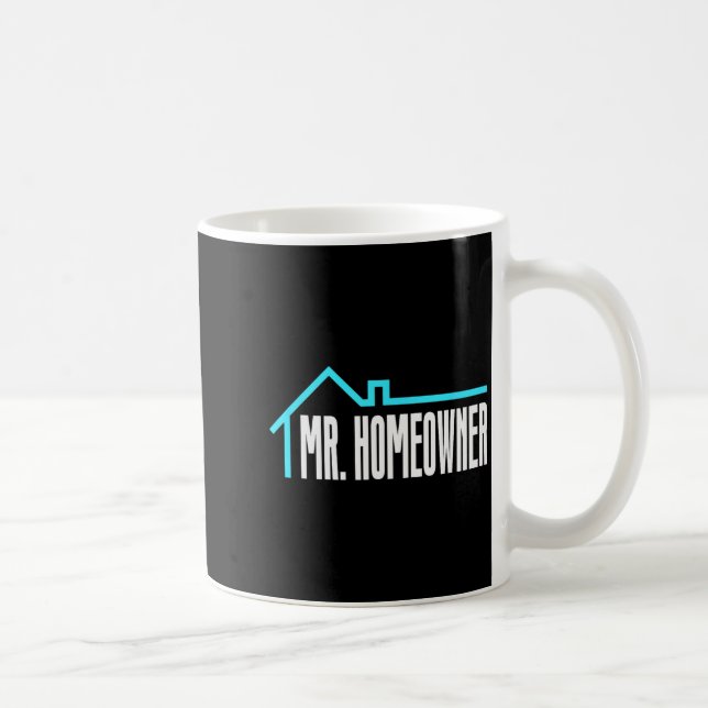 Caneca De Café Mr. Homeowner First Time Homeowner Housewarming  (Direita)