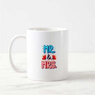 Caneca De Café mr & mrs