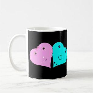 Caneca De Café mr & mrs coração