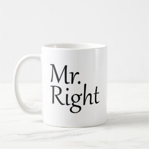 Caneca De Café Mr. Right Coffee Mug