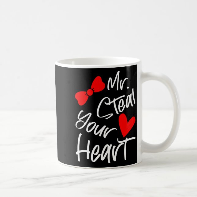 Caneca De Café Mr Steal Your Heart For Boys Toddlers Valentines _ (Direita)