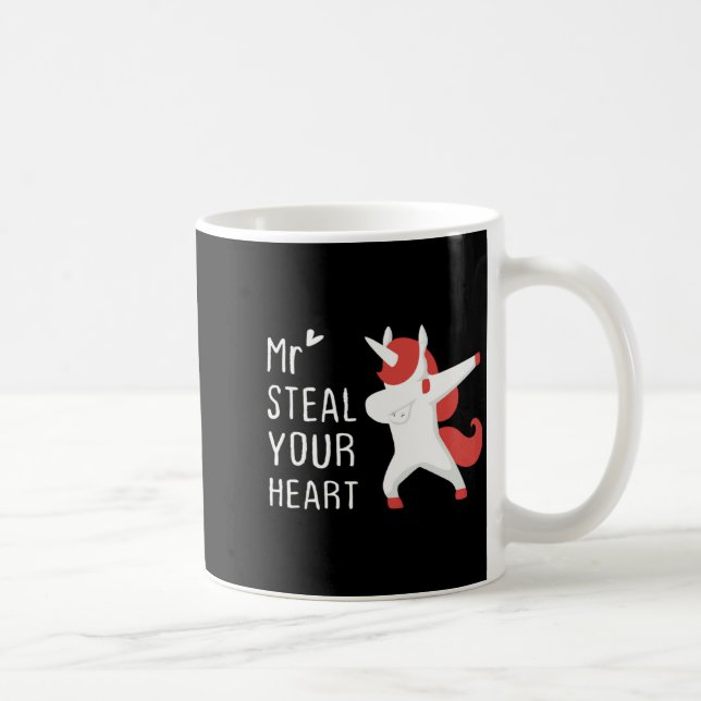 Caneca De Café Mr Steal Your Heart Valentines Day V Day Boys Unic (Direita)