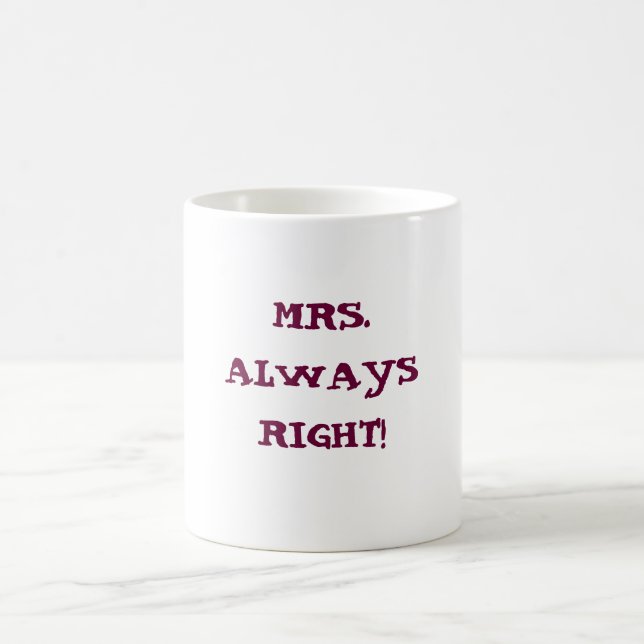 Caneca De Café MRS.ALWAYS ENDIREITAM! caneca do café (Centro)