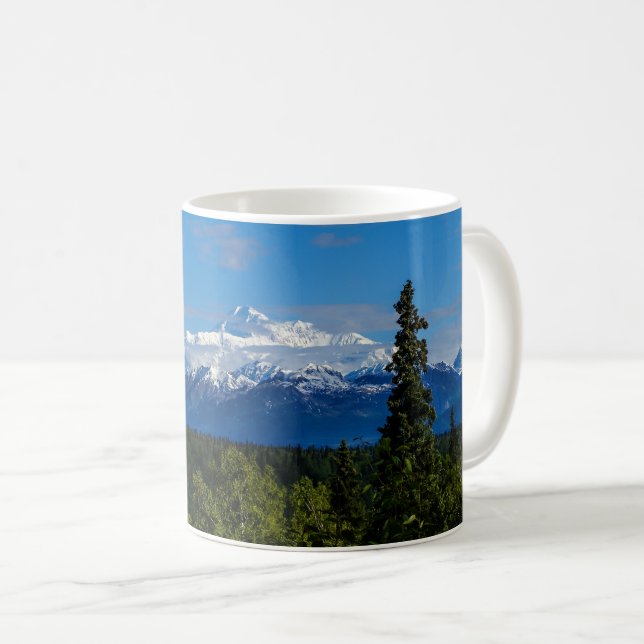 Caneca De Café Mt. McKinley Coffee Mug do Alaska (Frente Esquerda)