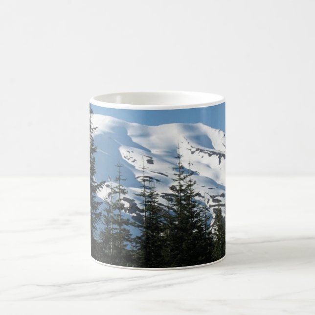 Caneca De Café Mt nevado St Helens de sua base (Centro)